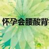 怀孕会腰酸背痛吗晚期（怀孕会腰酸背痛吗）
