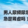 男人尿频尿急是肾虚吗怎么调理（男人尿频尿急是肾虚吗）