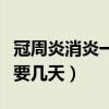 冠周炎消炎一般要几天不疼（冠周炎消炎一般要几天）
