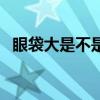 眼袋大是不是肾有问题（眼袋大是肾虚吗）