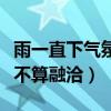 雨一直下气氛不算融洽表情包（雨一直下气氛不算融洽）
