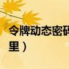 令牌动态密码是什么（手机令牌动态密码在哪里）