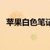 苹果白色笔记本是什么（苹果白色笔记本）