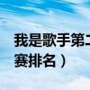 我是歌手第二季总决赛排名（我是歌手2总决赛排名）
