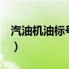 汽油机油标号S乚是什么意思（汽油机油标号）