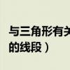 与三角形有关的线段视频讲解（与三角形有关的线段）