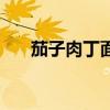 茄子肉丁面的做法大全（茄子肉丁面）