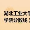 湖北工业大学专业录取分（湖北工业大学商贸学院分数线）