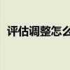 评估调整怎么写 大学生（评估调整怎么写）