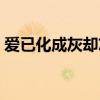 爱已化成灰却忘不掉你什么歌（爱已化成灰）