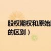 股权期权和原始股三者到底哪个更值钱?（期权股和原始股的区别）