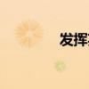 发挥英文名词（发挥英文）
