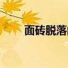 面砖脱落的原因及处理方法（面砖）