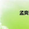 孟爽云南师范大学（孟爽）