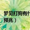 梦见打狗有什么吉利不吉利（梦见打狗有什么预兆）