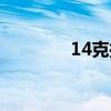 14克拉钻石多大（14克拉）