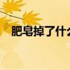 肥皂掉了什么意思?（肥皂掉了什么意思）