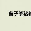 曾子杀猪教子的故事（曾子杀猪教子）