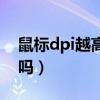 鼠标dpi越高越好吗知乎（鼠标dpi越高越好吗）