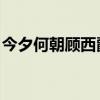 今夕何朝顾西爵 小说百度云TXT（今夕何朝）