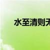 水至清则无鱼的意思（水至清则无鱼）