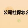 公司社保怎么交费用（公司社保怎么交费）