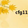 cfg11暗金怎么获得（cfg11）