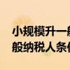 小规模升一般纳税人条件2020（小规模升一般纳税人条件）