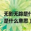 无影无踪是什么意思打一生肖数字（无影无踪是什么意思）