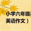 小学六年级英语作文范文50篇（小学六年级英语作文）