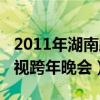 2011年湖南跨年晚会节目单（2011年湖南卫视跨年晚会）