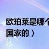 欧珀莱是哪个国家的品牌贴吧（欧珀莱是哪个国家的）