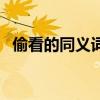偷看的同义词组词有哪些（词组词有哪些）