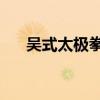 吴式太极拳45式口令版（吴式太极拳）