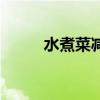 水煮菜减肥食谱大全集（水煮菜）