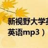 新视野大学英语2读写教程答案（新视野大学英语mp3）