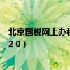 北京国税网上办税服务厅官网（北京国税网上纳税申报系统2 0）