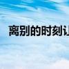 离别的时刻让我为你唱首歌（离别的时刻）