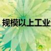规模以上工业企业数量（规模以上工业企业）
