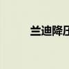 兰迪降压药的用量（兰迪降压药）