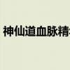 神仙道血脉精华有什么用（神仙道血脉精华）