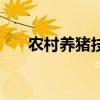 农村养猪技术资料（农村养猪新技术）