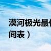 漠河极光最佳时间表2022(漠河极光最佳时间表) 漠河极光最佳时间表2022(漠河极光最佳时间表)