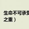 生命不可承受之重不可被扭曲（生命不可承受之重）