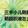 三岁小儿鞘膜积液一定要做手术吗（3岁小儿鞘膜积液怎么办）
