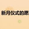 新月仪式的愿望多久能实现（新月仪式之书）