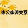 家公家婆关系怎么写（家公家婆的书面称谓）