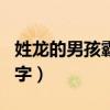 姓龙的男孩霸气名字大全（姓龙的男孩霸气名字）