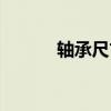 轴承尺寸计算方法（轴承尺寸）