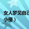 女人梦见自己解小便没结成（女人梦见自己解小便）